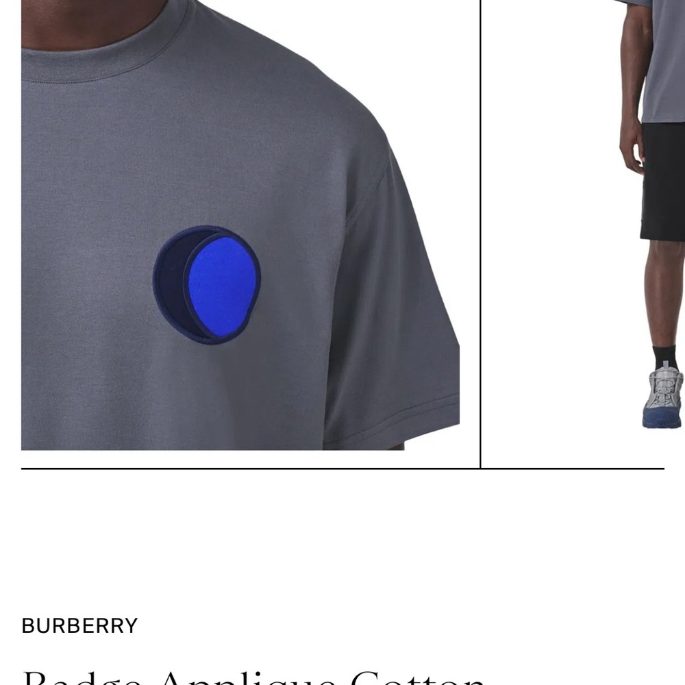 RARE AUTHENTIC Burberry Troy Yin Yang Men’s Tee Size Medium - Picture 4 of 13